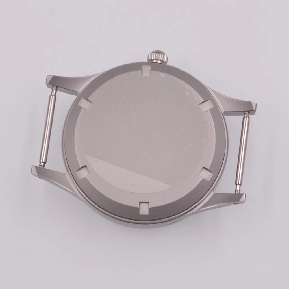 아치 유리 시계 케이스, NH35 NH36 ETA2824 PT5000 Seagull ST2130 자동 무브먼트 발광 베젤에 적합, 40mm