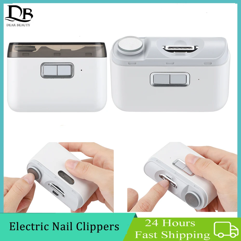 Automatic Nail Clipper 2 In 1 Design Electric Fingernail Clippers