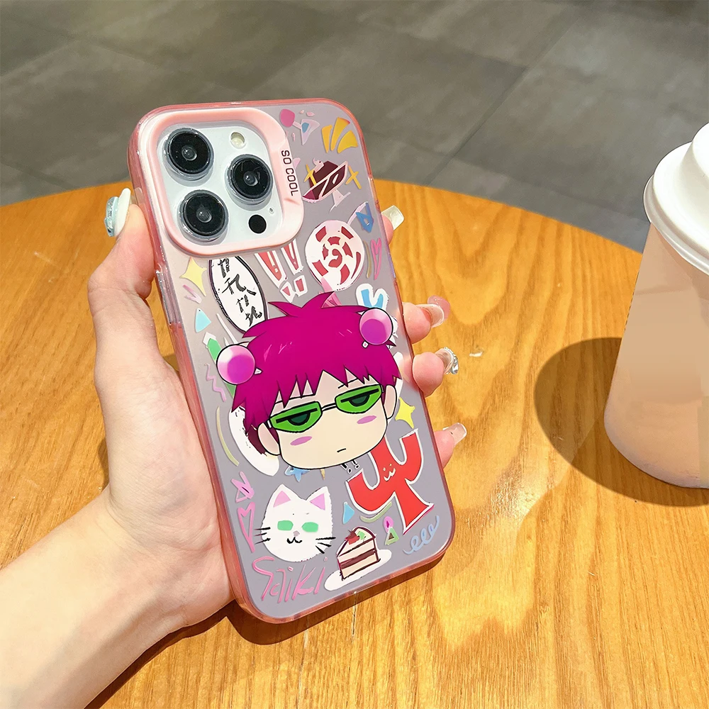 Saiki Kusuo Anime Anti-Fall Matte Phone Case