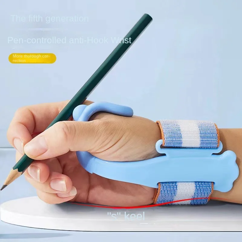 학생용 후크 방지 손목 교정기, 펜 그립 및 교정, 글쓰기, 교육, 사무실 학습용 후크 펜 훈련 도구