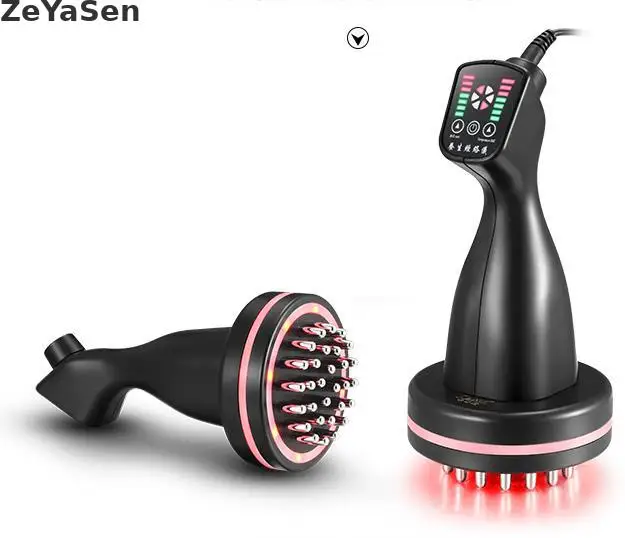 

Microcurrent Meridian Scrape Infrared Body Detoxification Massage Comb Regimen Dredging Warm Brush Shape Promote Blood Relaxing