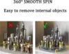 360 Degree 11inch Turntable Spice Rack Organizer, Clear Round Rotating Condiment Holder Storage Tray For Cabinets Pantry 4