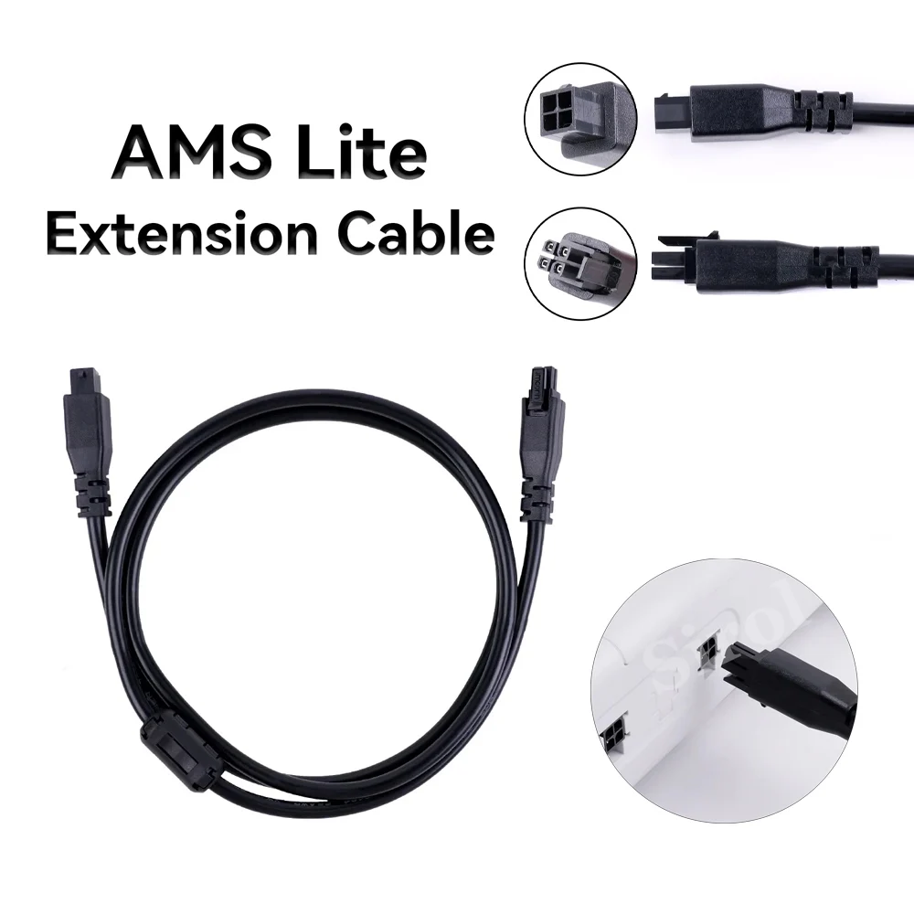 For Bambu lab AMS lite 1M 4-pin Extension Cable For A1/A1