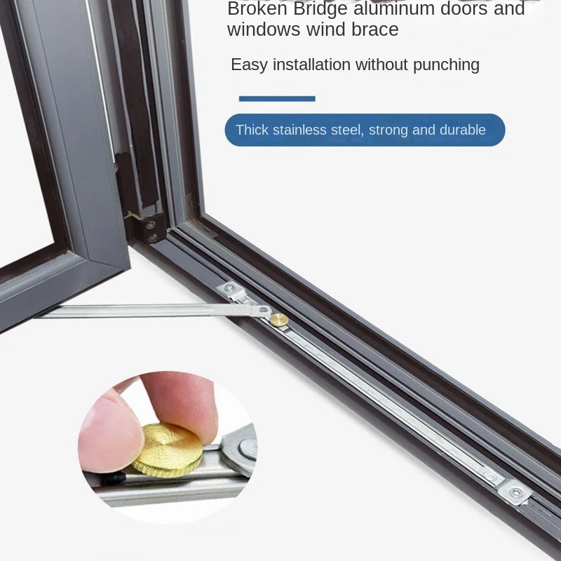 

Children Safety Lock Window Restrictor Windproof Brace Stopper Sliding Cabinet Door Security Sash Locks for Child