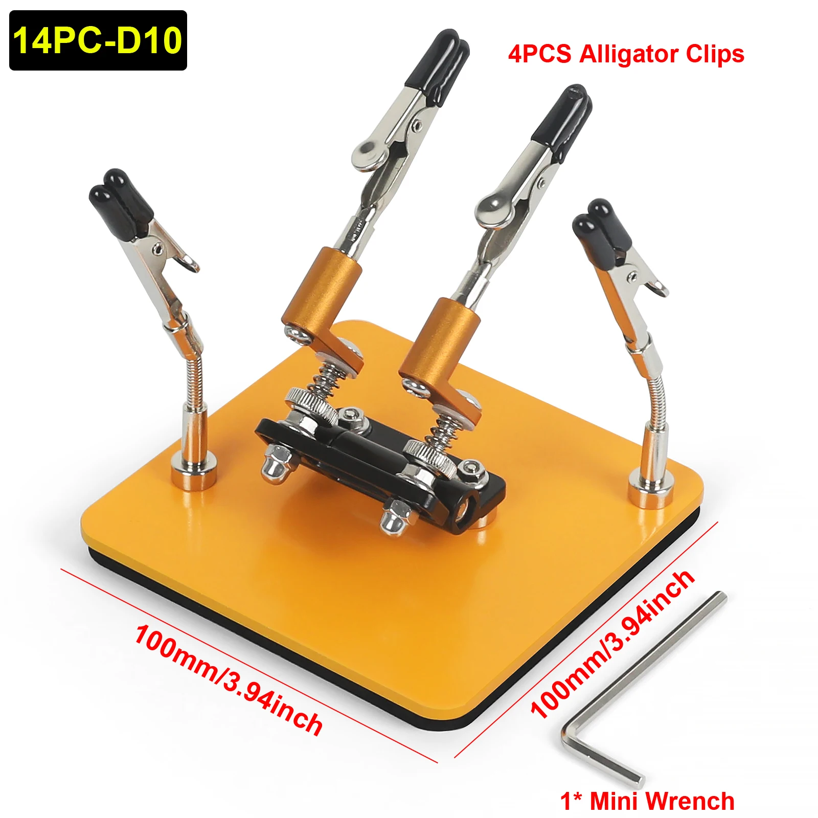 منضدة لحام صغيرة متطورة من NEWACALOX، مزودة بذراع...
