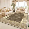 Luxury Golden Decoration Home Rugs Living Room Marble Pattern Carpet Sofa Side Large Area Rug Room Decor Lounge Soft Floor Mat 4