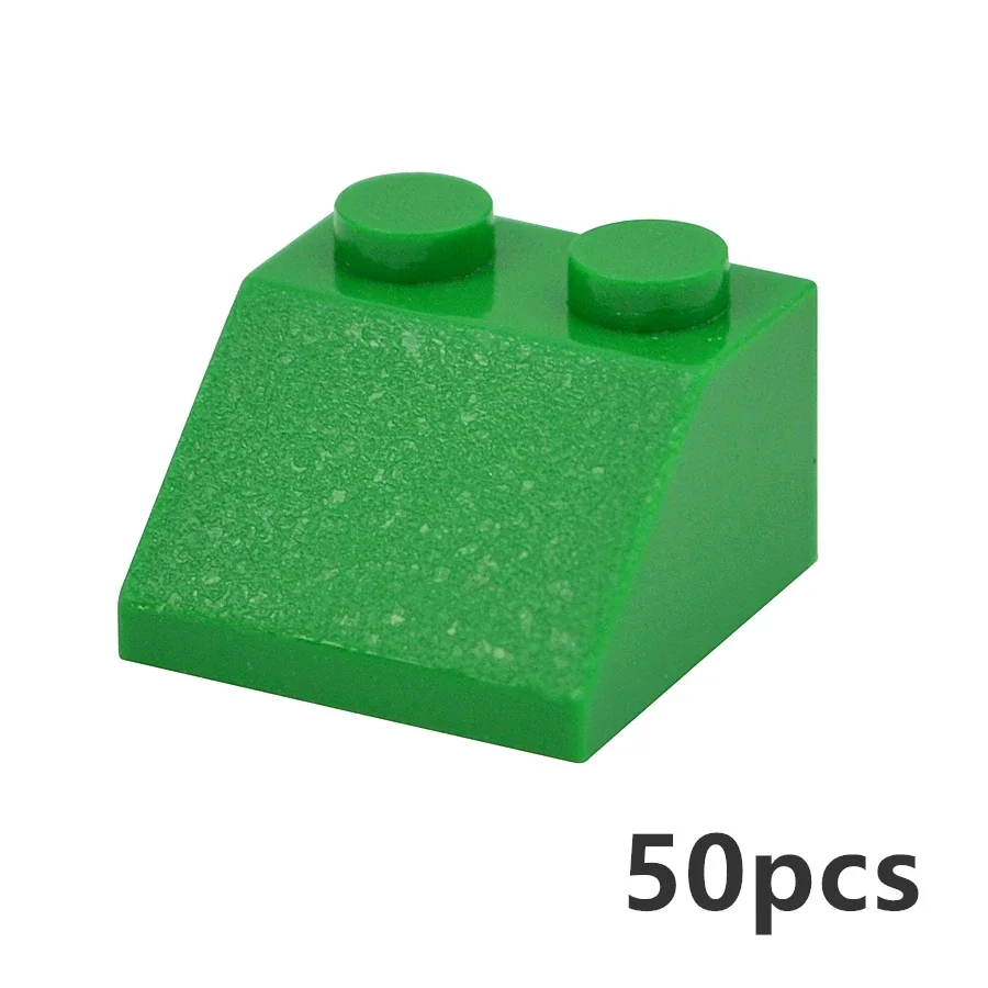Creative Educational Building Block Roof Tile Slope - Thick Figure Assembly Toy Set