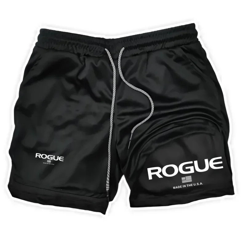 Rogue Gyms Men's Sports Shorts  Four Seasons Sportswear 2-in-1  Double Layer Tight Shorts  Sports Shorts