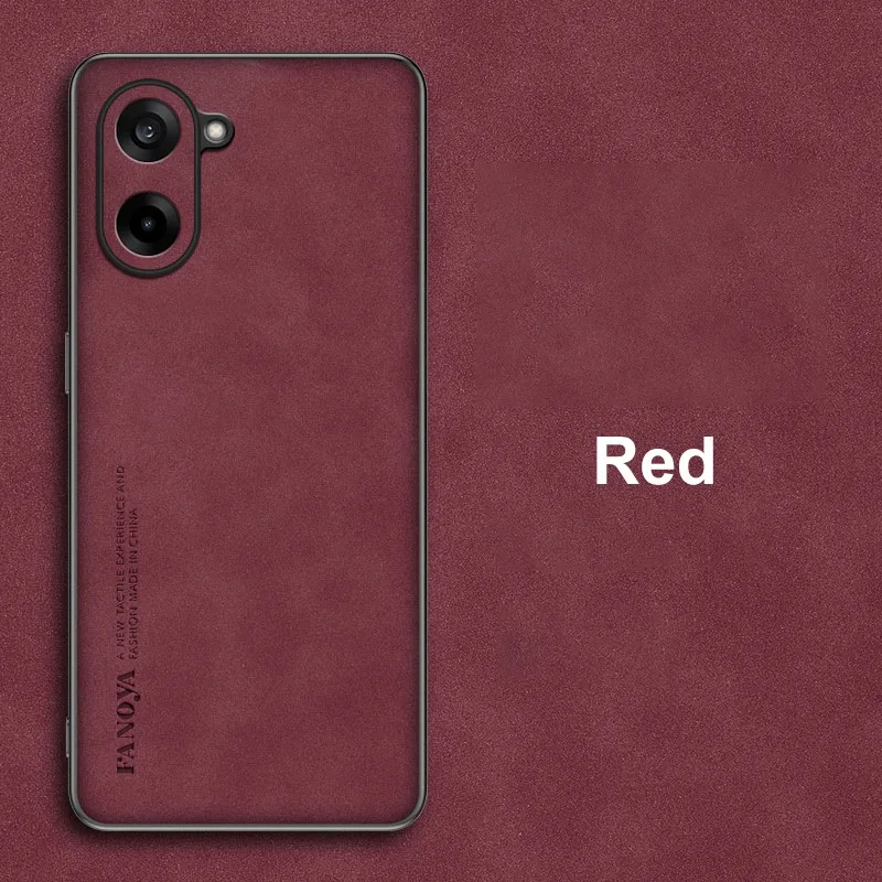 Luxury PU Leather Phone Case with Full Protection and Racing Back Cover Design