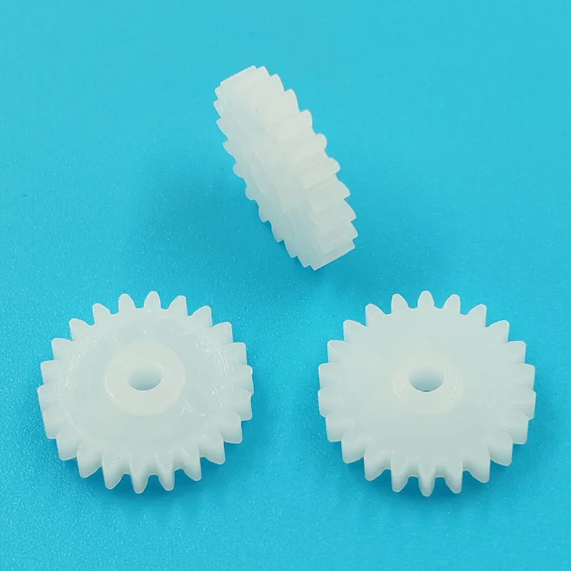 222A 0.5M Gears 22 Teeth 2mm Shaft Tight Pom Plastic Pinion Gear Toy Model Gear 10pcs