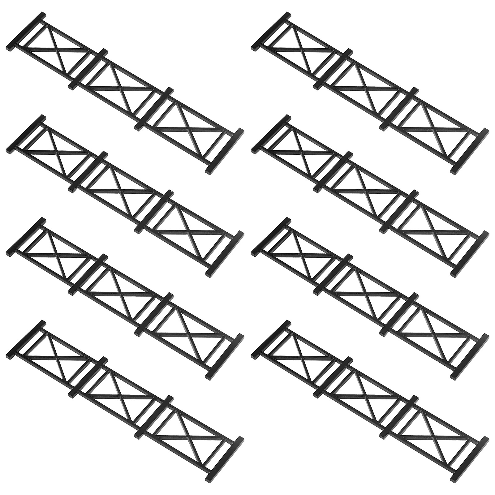 

8 Pcs Railing Model House Scene Mini Fence Ornament Landscape Adornment Gardening