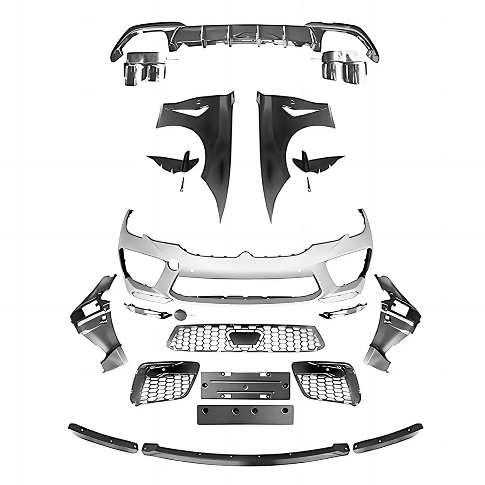 

PP Full Body Kit For BMW G20 3 Series 19-21 Pre-Lci 316d 318i 320i 330i Upgrade to M8 Style Front Rear Bumper Diffuser Spoiler