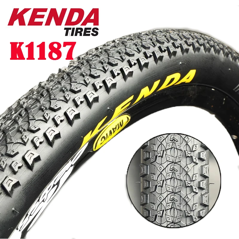 

KENDA K1187 Mountain BicycleTire 24*/26/27.5/29*1.95 Bike Tyre 65PSI Non-slip Wearable MTB Tires Wearable Cycling Parts