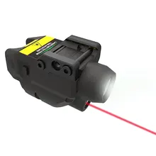 

2022 New Arrival USB Rechargeable Tactical Compact Rail Mount Red Laser Sight with 300Lumen Weapon Light Combo