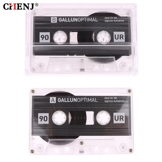 DIY Homemade Metal Reel To Reel Music Audio Standard Recording 90 Min Blank  Cassette Tape 1pc Transparent Shell Blank Tape - AliExpress