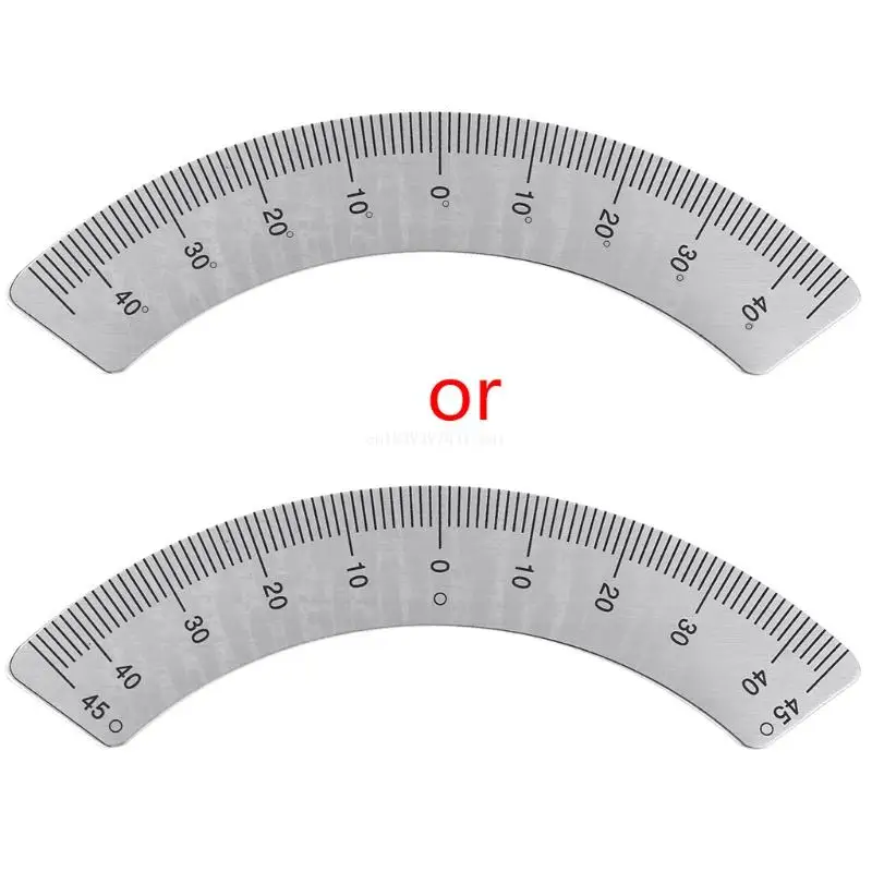 

Plate Scale ruler 45 Degree M1197 Protractors Milling Machine