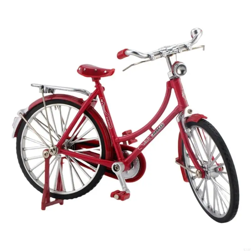 W3JF Vintage Metal Mountain Bike Figurine Perfect For Children's Play And Collectors