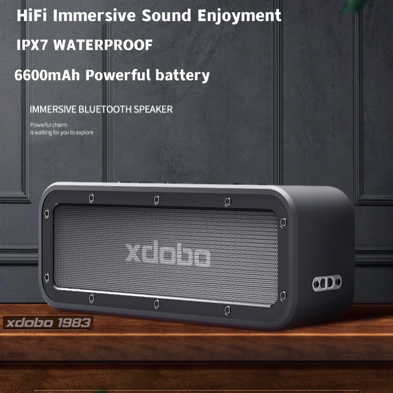 

Bluetooth-Колонка XDOBO Wake 1983 водонепроницаемая, IPX7, 50 Вт