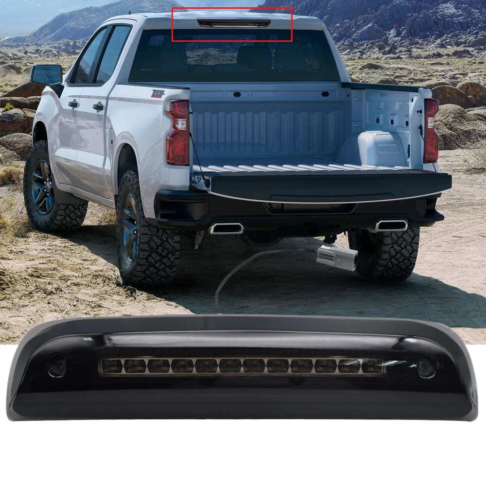 Led Car 3rd Third Additional Brake Light Strobe Rear Mount Stop Lamp