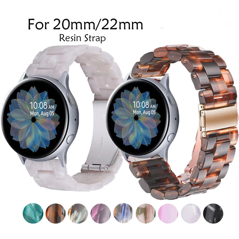 Samsung Galaxy Watch 3 Band 22mm Band Galaxy Watch Active Resin 20mm 22mm Watch Aliexpress