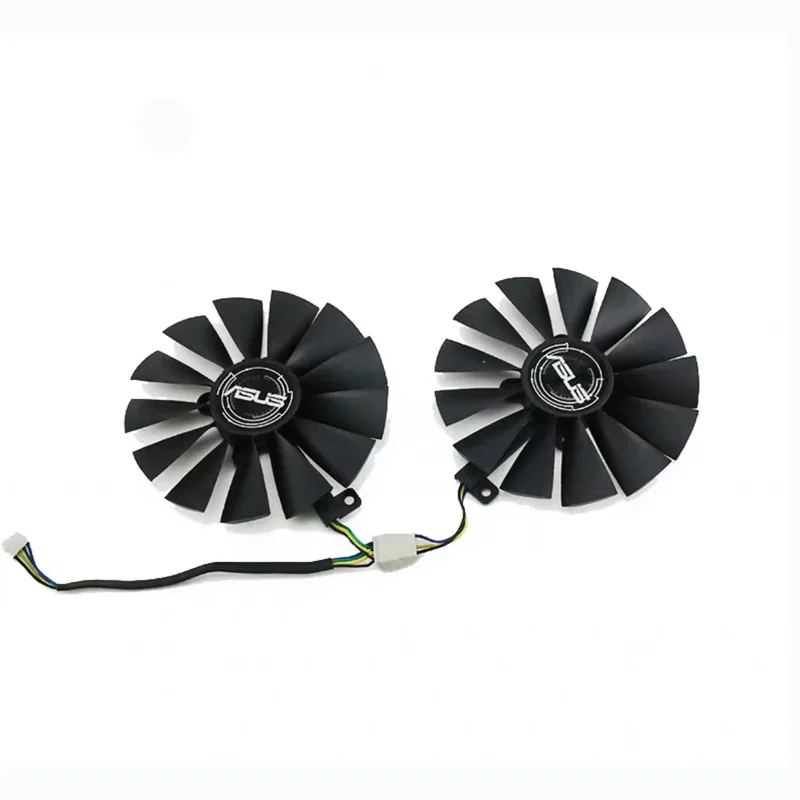 Ventilador de Refrigeração para Asus Radeon rx 580 Duplo oc Placa Gráfica do Jogo Ventilador de Refrigeração Fdc10m12d9-c 95 mm Rx580 - Imagem 4