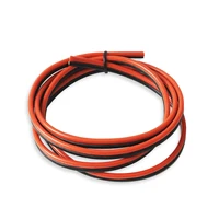 Câble en Silicone rouge noir à 2 broches, 22/20/18/16/14/12awg, 12V, fil à crochet parallèle pour panneau solaire, batterie de haut-parleur automobile de voiture 2