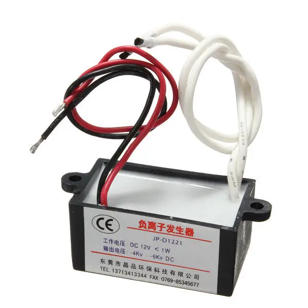 New DC 12V High Output Air Ionizer Airborne Negative Ion Anion Generator DIY