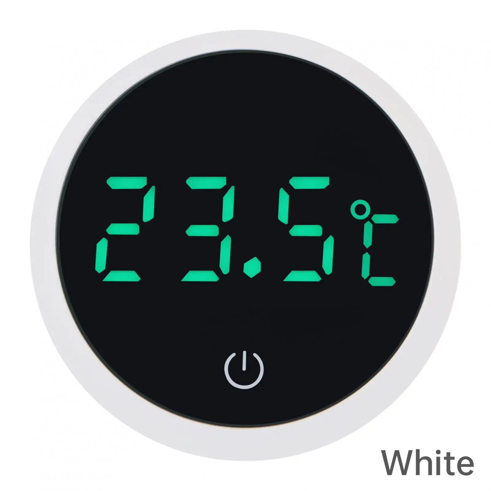 Cordless White / Green / Black Degree Celsius Digital Thermometer thumbnail 3