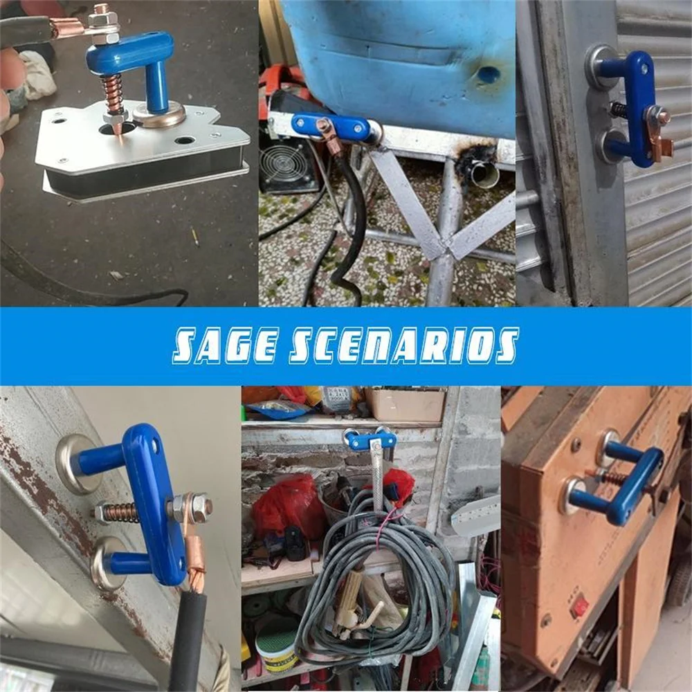 Magnetic Welding Support Clamp Holder Strong Single or Double Magnetic Large Suction Welding Magnet Head Tail Welding Stability