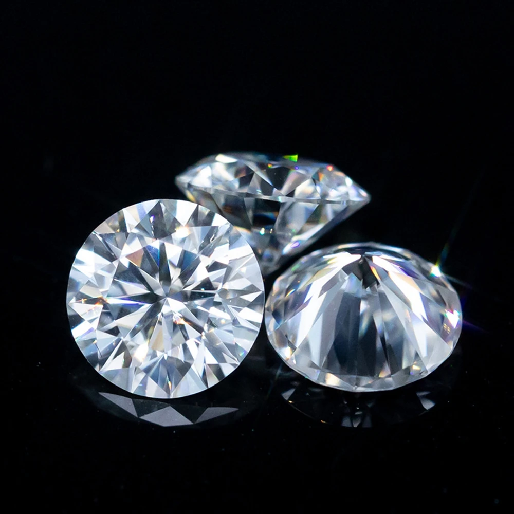 WUIHA reálný kolo 6.5MM 1CT VVS1 D moissanite volné gemstones 100% uplynulý diamant krunýř GRA certifikát jemný šperků kapat doprava