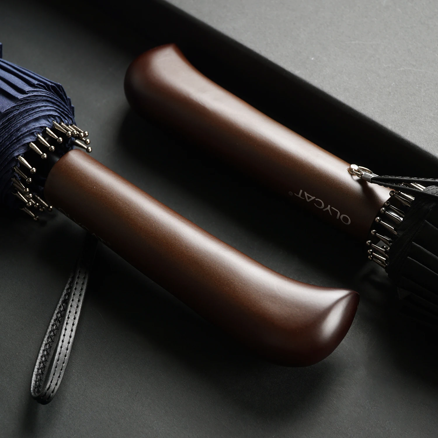 Straight Long Umbrella OLYCAT 24K Windproof Strong Wooden Handle Rain Umbrella Women Men Business Glassfiber Paraguas automatic umbrella capsule umbrella folding umbrella lace umbrella umbrella cover sun umbrella