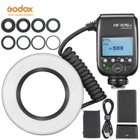 Godox MF-R76C MF-R76N MF-R76S TTL HSS 2.4G Wireless Macro LED Ring Light Speedlite Flash Light for Canon Nikon Sony Camera 1