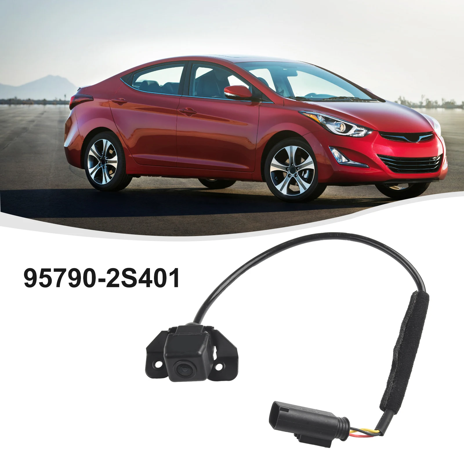 

Автомобильная камера заднего вида, камера заднего вида 95790-2S401 957902S401 95790-2ZU11 957902ZU11 для Hyundai, водонепроницаемая