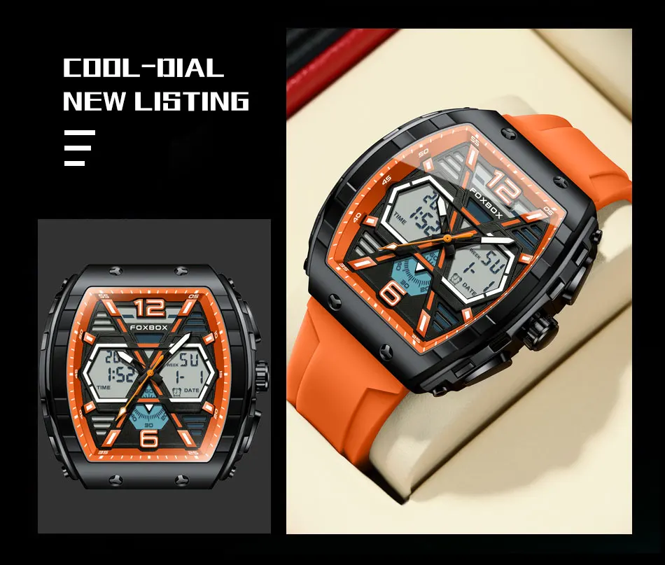 Luksuzne moške ročne ure z LCD zaslonom, svetleča športna moška ura, vodoodporna vojaška kremenčeva moška ura 2023_voghion.com