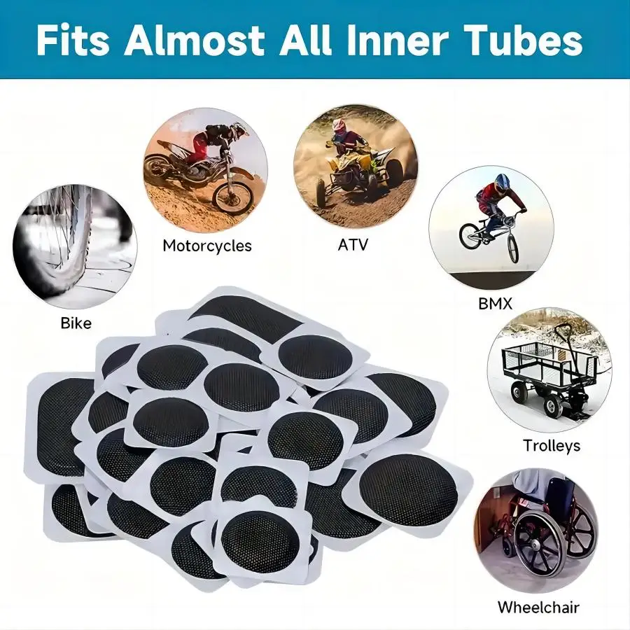 Complete Bike Tire Patch Repair Kit 5