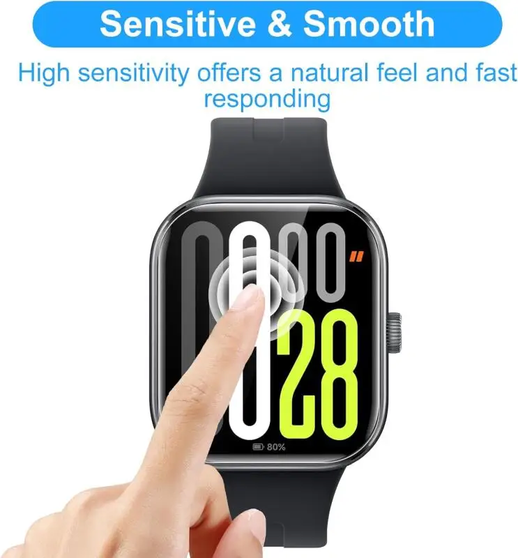 5PCS Hydrogel Film Für Redmi Uhr 6 5 4 Volle Abdeckung Weichen Screen Protector Smart Uhr Für Redmi uhr 6 5 Zubehör Nicht Glas – Detail 3