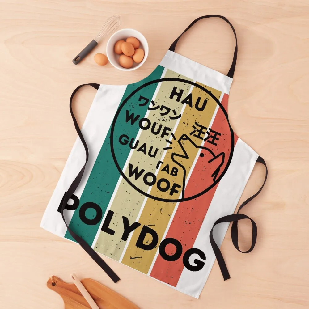 

Dog Polyglot - Polydog Apron Kitchen For Women Hairdresser Apron