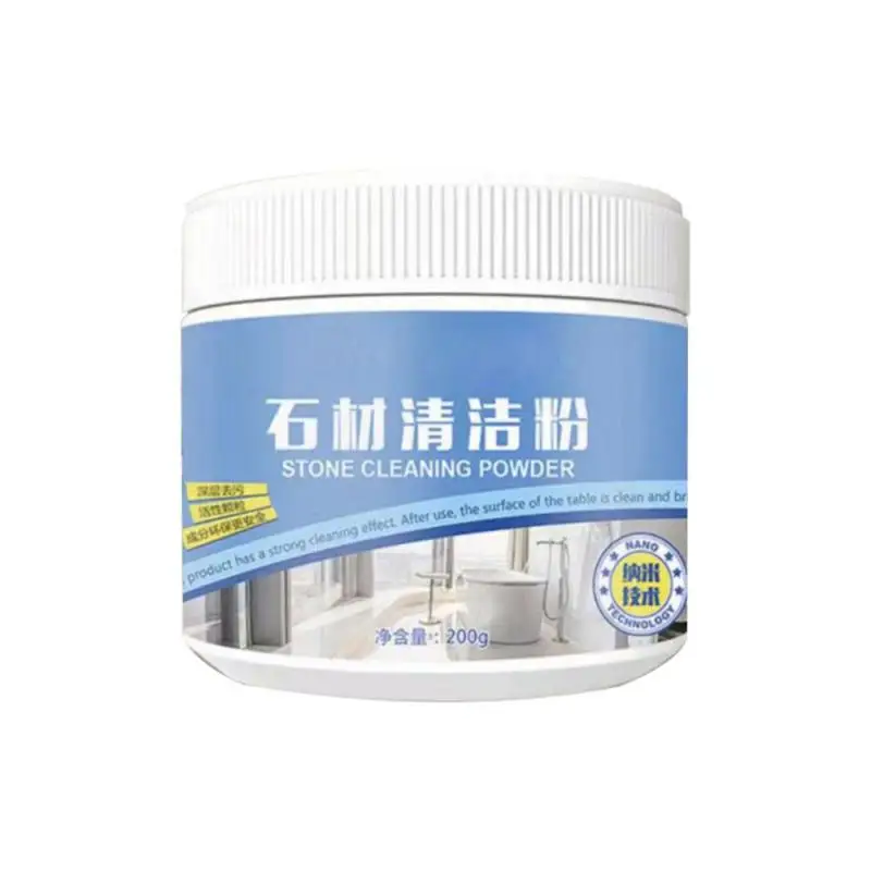 Safe Cleaning Agent All-purpose Easily 200g Solid Powder Cleaning Supply Oil Stain Remover Hot White Powder Purified 7x6x6cm