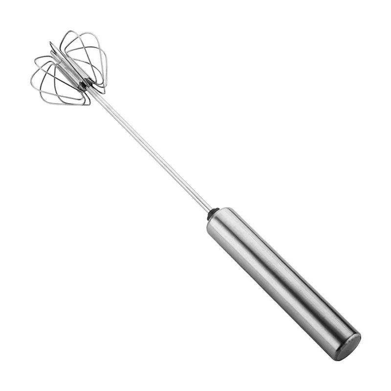 Stainless Steel Half Automatic Egg Beater Manual Handheld Cream Whisk Egg Stirrer Kitchen Tool For Home Use On China Mainland