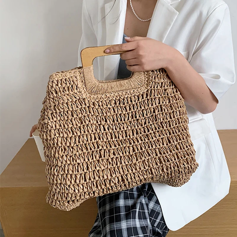 Likebagwoven Tote Bag Womens Purse Vegan Leather Shoulder Handbags Fashion | Seychelles