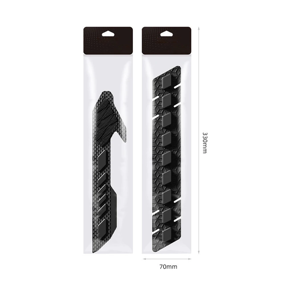 

2pack Bike Frame Stickers MTB Silicone Chain Stay Frame Guard Road Bicycle Chain Pad Protect Your Bike Frame From Scratch