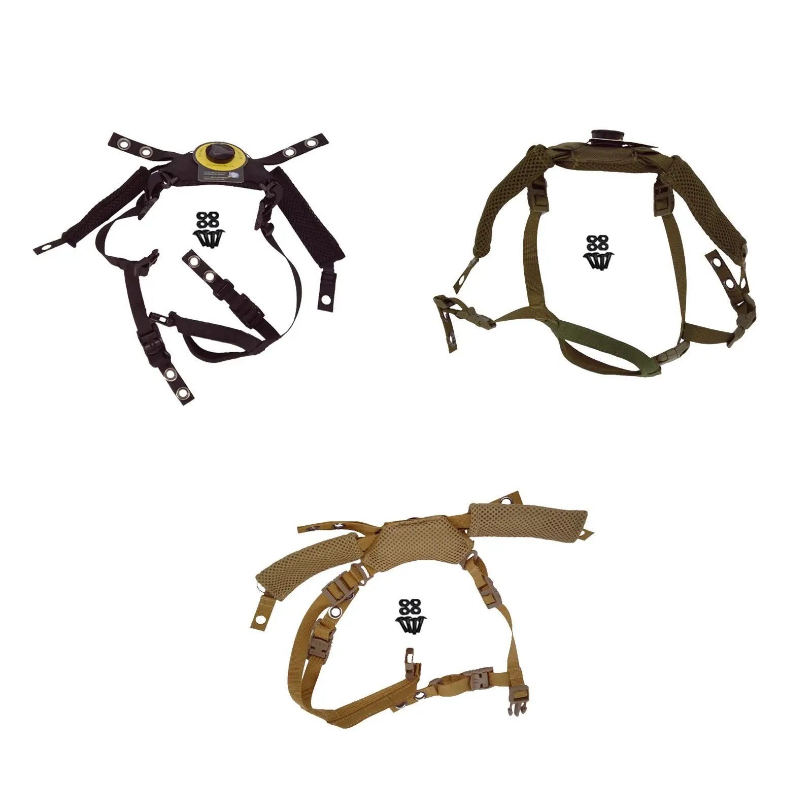 

Ремешок для шлема дышащий Регулируемый с болтами и винтами прочный ремешок для пеших прогулок велоспорта альпинизма фотографии