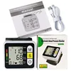 LCD Display Wrist Blood Pressure Monitor Tonometer Tensiometer Automatic Digital Pulsometer Sphygmomanometer Family Diagnostic 6