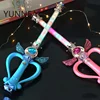 Magic Stick Girls Toys With Flashing Music Cosplay Sailor Moon Props Amazing Sword Toys For Children Pretend Play Scepter 5