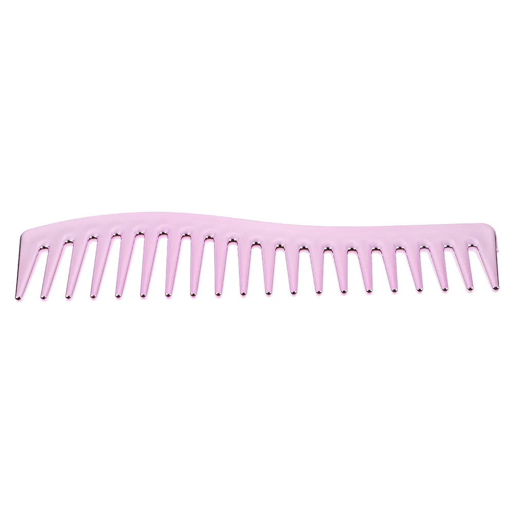 Description Picture 6 of itemResin Electroplating Hairdressing Comb Large Wide Tooth Comb Fine Styling Cutting Comb Barber Clipper Combs for Men Women Salon