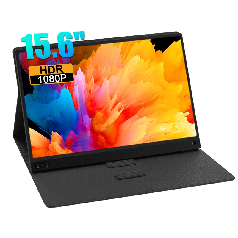 

ZEUSLAP 15.6" Touch Screen Gaming Monitor FHD 1080P IPS PC Monitor Built-in Battery for Phone Laptop Switch