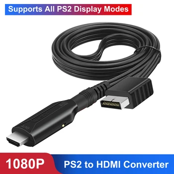 모든 PS2 디스플레이 모드용 오디오 비디오 컨버터 어댑터 케이블, PS2-HDMI, 소니 PS2-HDMI, 1M 480i, 480p, 576i