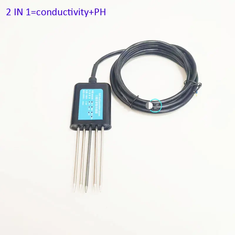Capteur De Sol Numérique USB 7 En 1 - Mesure PH, Humidité, Température, NPK Pour Jardin Et Agriculture