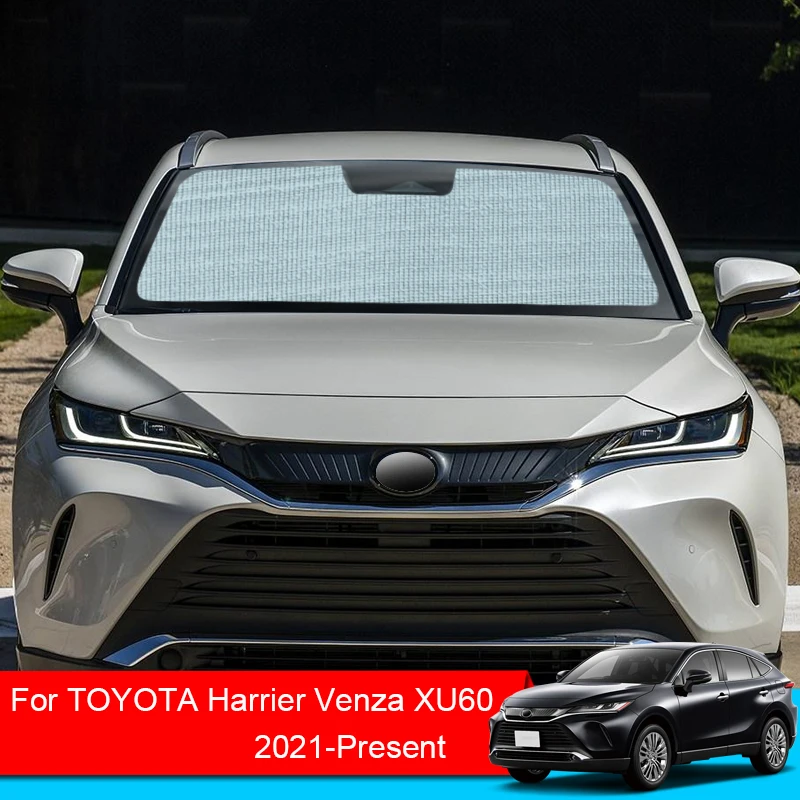 

Солнцезащитный козырек для Toyota Harrier Venza XU60 2021-2025, защита от УФ-лучей, солнцезащитный козырек, аксессуары для лобового стекла автомобиля