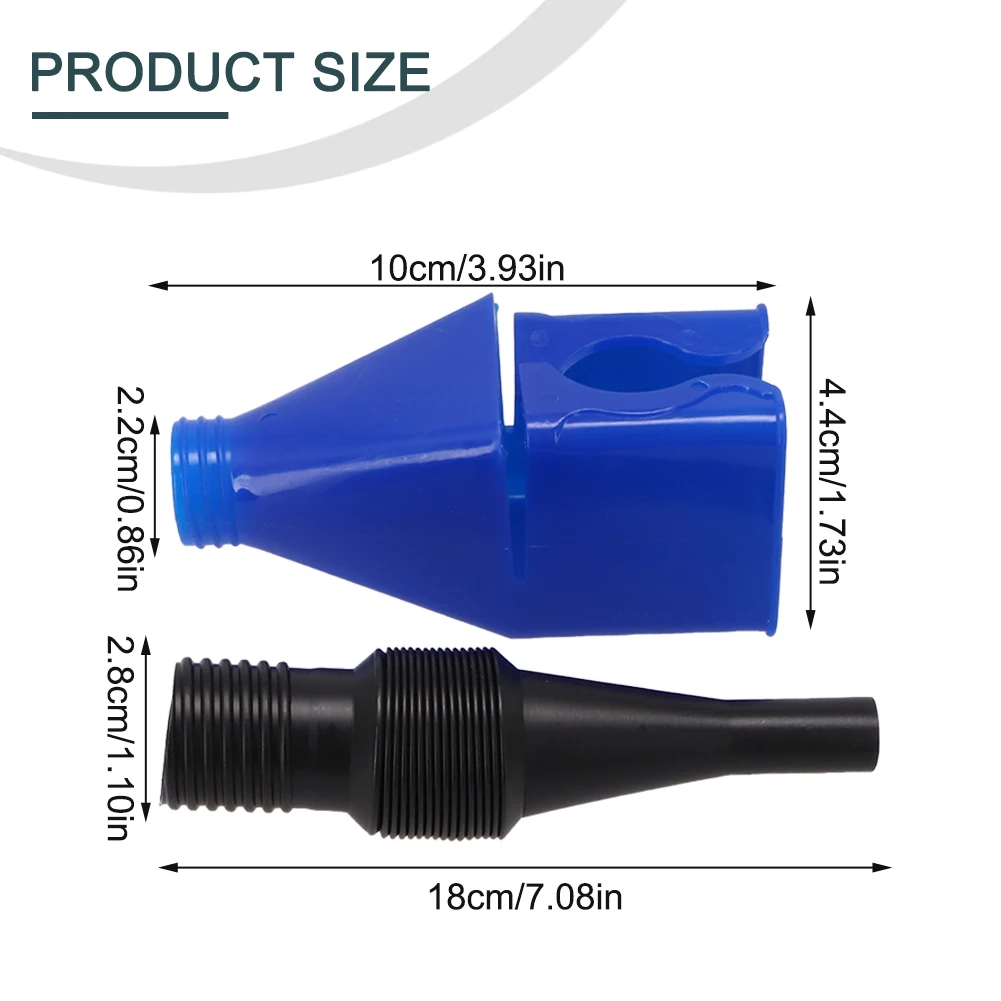 

Snap Oil Funnel Tool Flexible Draining Filter Reuse Multi-Purpose Fold Prevent Penetration For Draining Oil Gasoline Fluids Tool